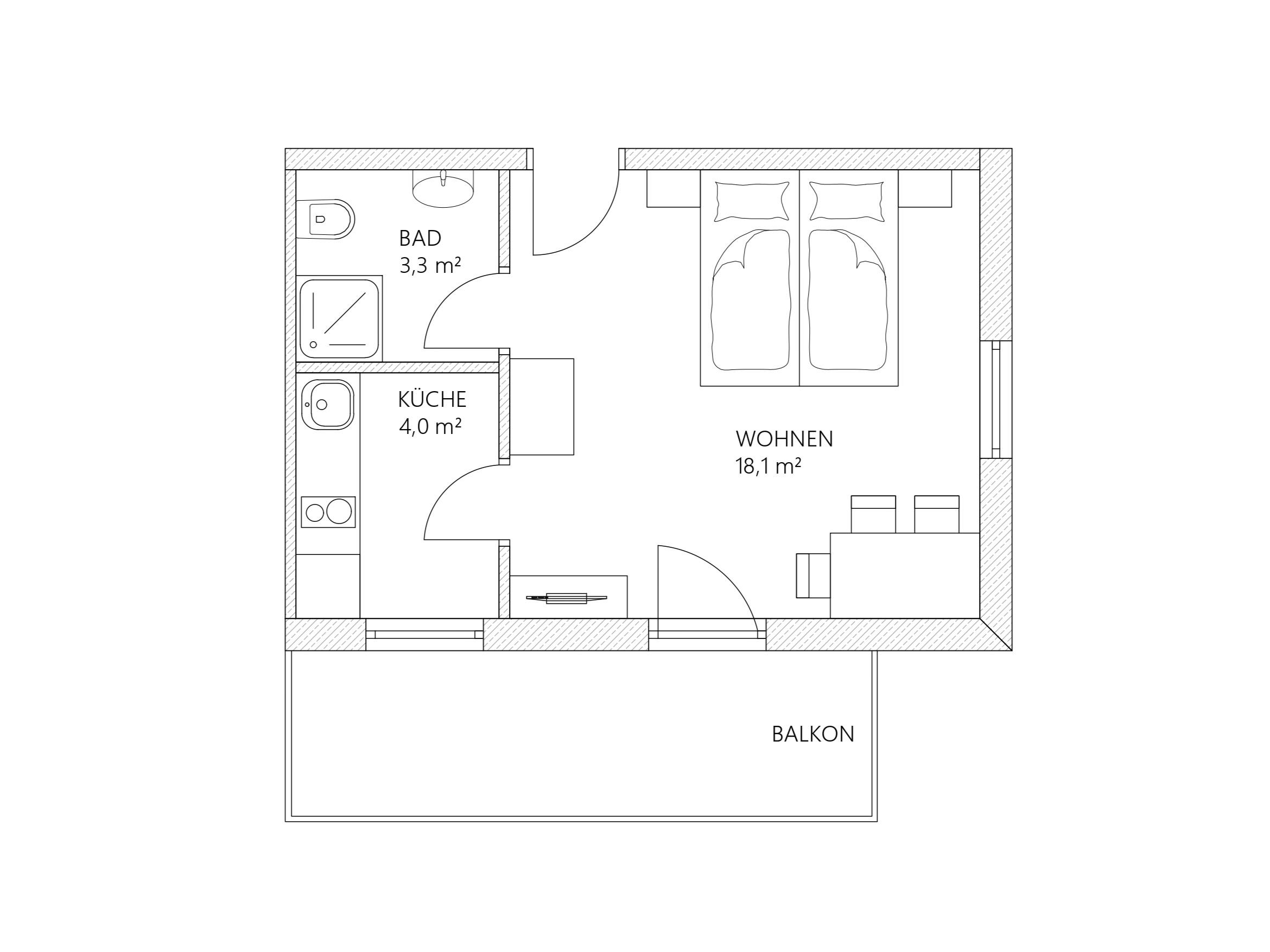Apartment 1 - Plan